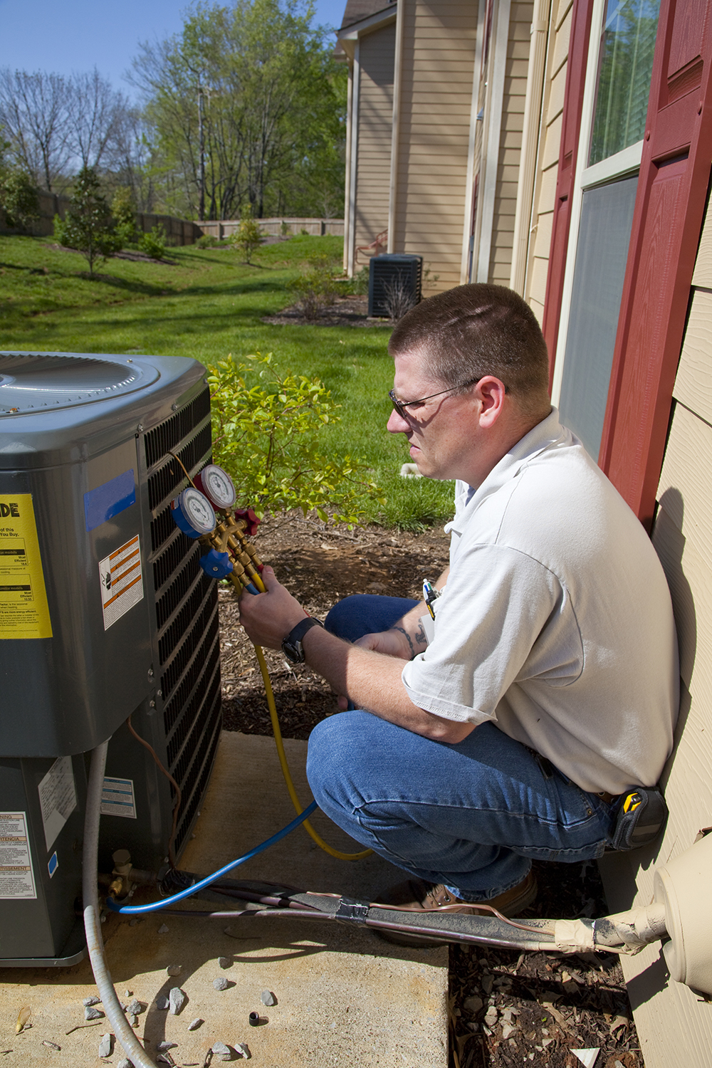 Guy Fixing HVAC